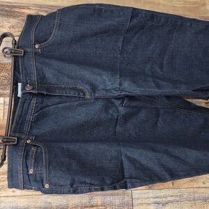 2 Pairs Susan Graver Women's Boot Cut Jeans - Dark Blue & Red